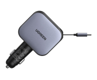 UGREEN Ładowarka samochodowa EC6042x USB-C + USB145W z kablem szara - 1417000 - zdjęcie 6